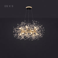 ROSALIA Ring Chandelier by Lampadom - side view