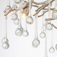 ROSE Ring Chandelier by Lampadom - side view