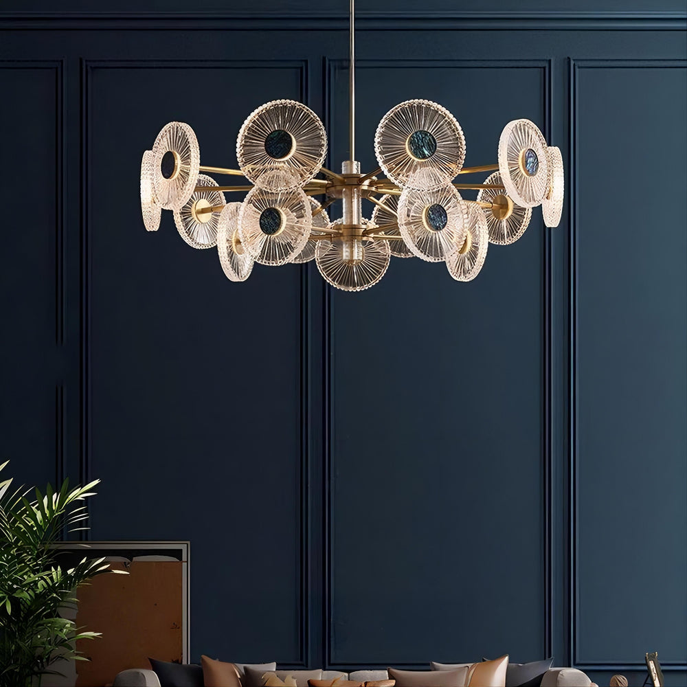 ROSEMARY Chandelier by Lampadom - angle view