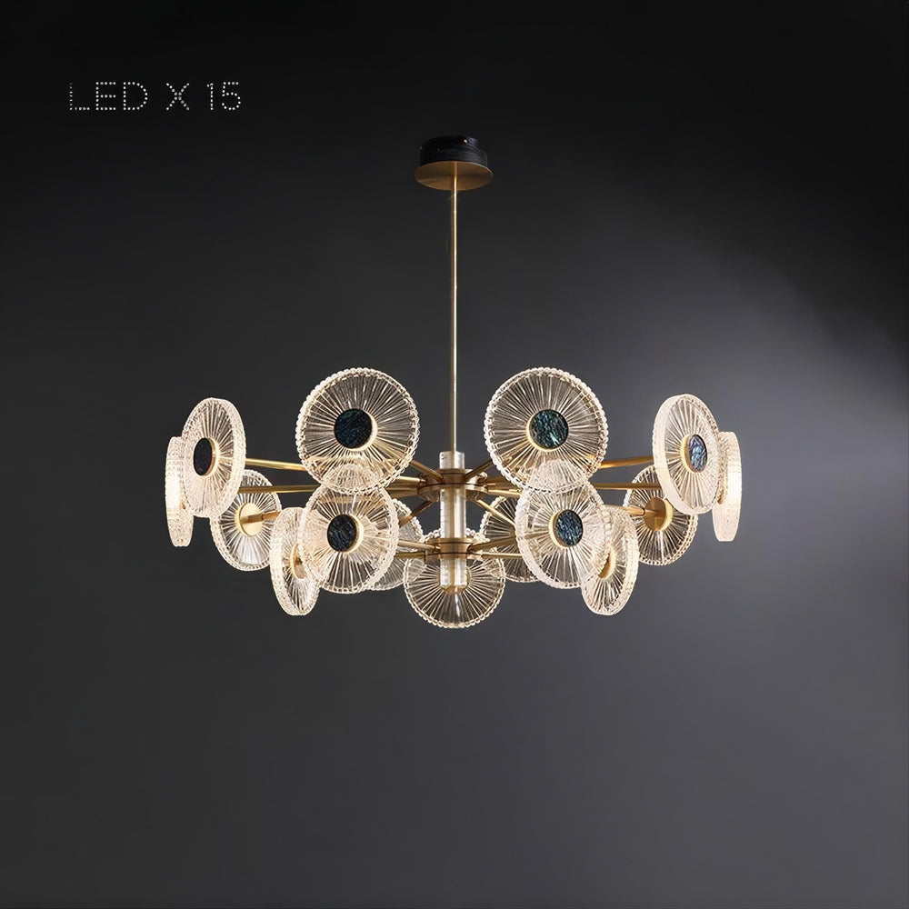 ROSEMARY Chandelier by Lampadom - scale reference