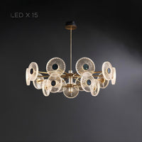ROSEMARY Chandelier by Lampadom - scale reference