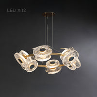 ROSEMARY Chandelier by Lampadom - top view