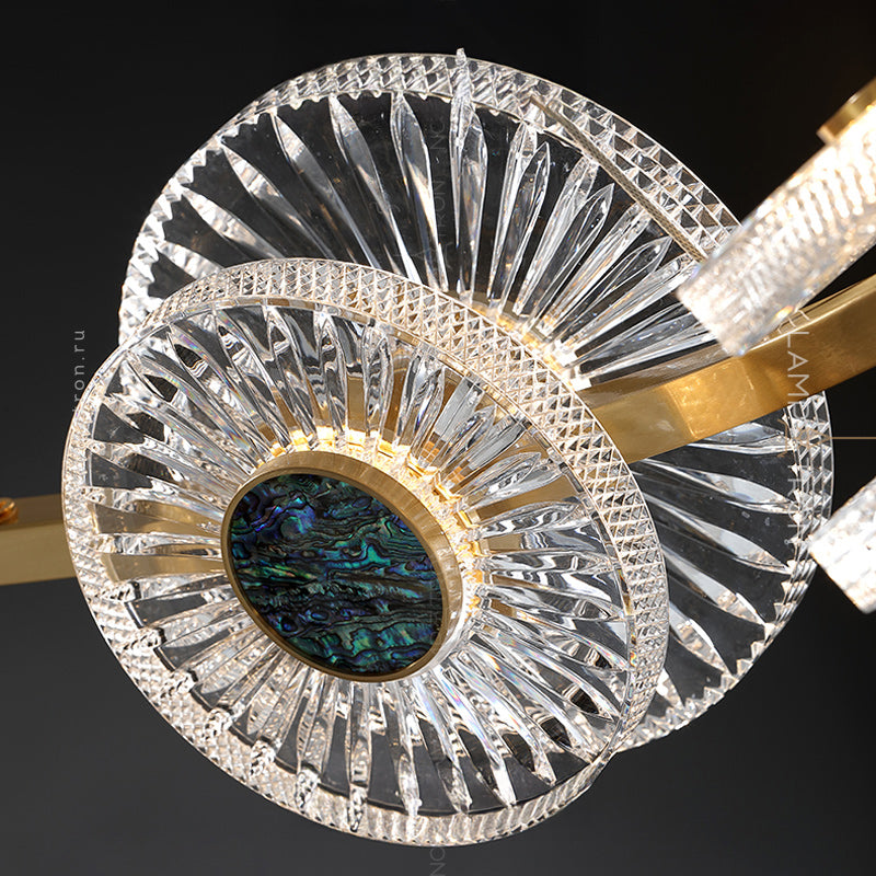 ROSEMARY Chandelier by Lampadom - scale reference