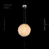 ROSLYN BALL Pendant by Lampadom - top view