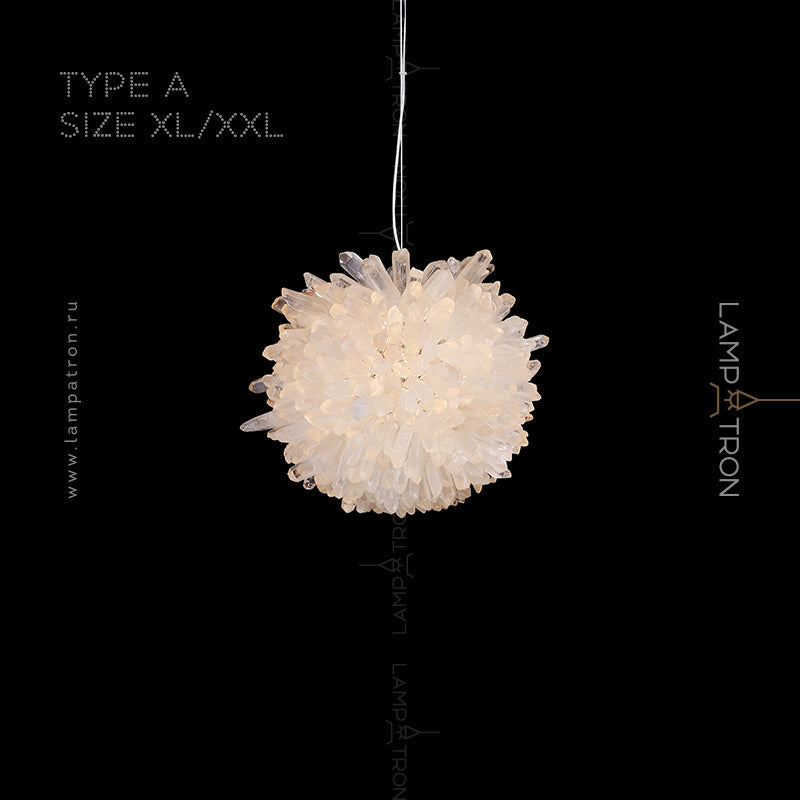ROSLYN BALL Pendant by Lampadom - scale reference