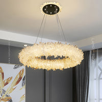ROSLYN Ring Chandelier by Lampadom - side view