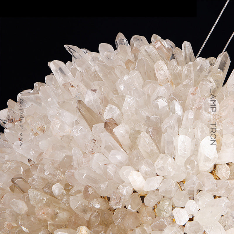 ROSLYN Ring Chandelier by Lampadom - close-up