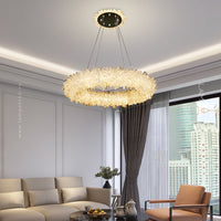 ROSLYN Ring Chandelier by Lampadom - close-up