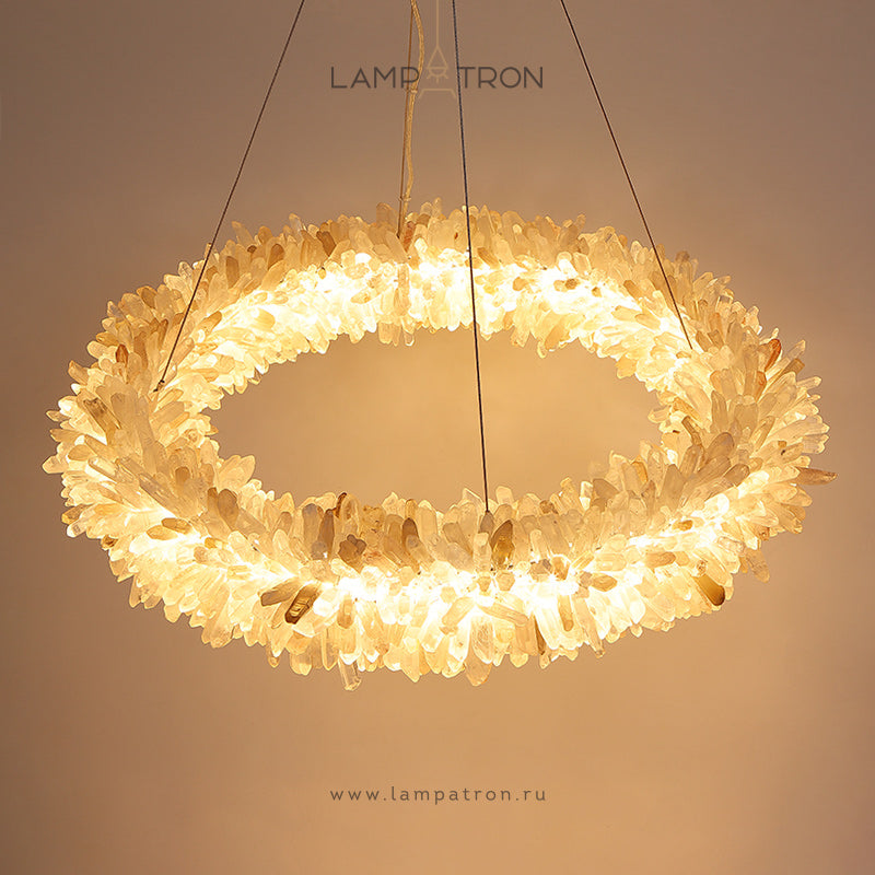 ROSLYN Ring Chandelier by Lampadom - detail view