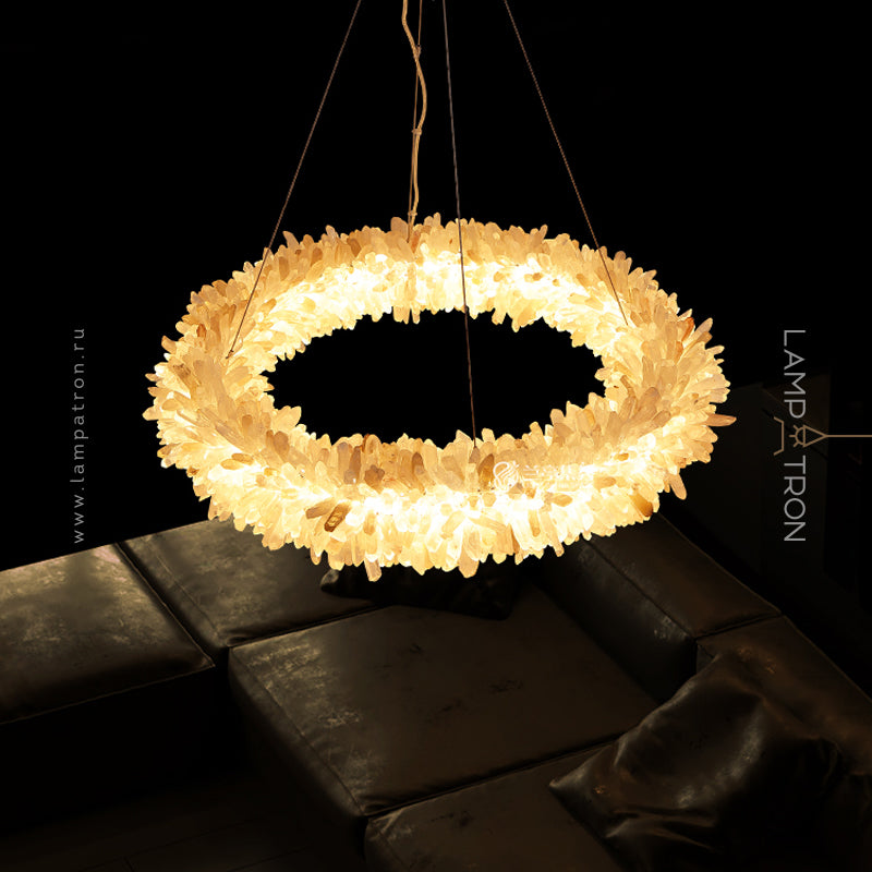 ROSLYN Ring Chandelier by Lampadom - ambient shot