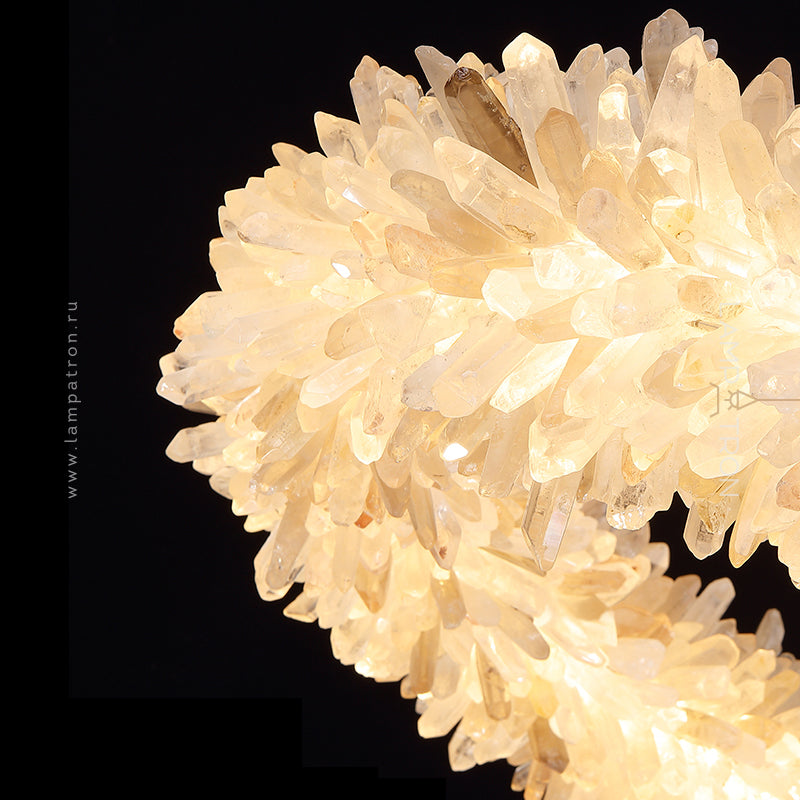ROSLYN Ring Chandelier by Lampadom - side view