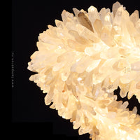 ROSLYN Ring Chandelier by Lampadom - side view