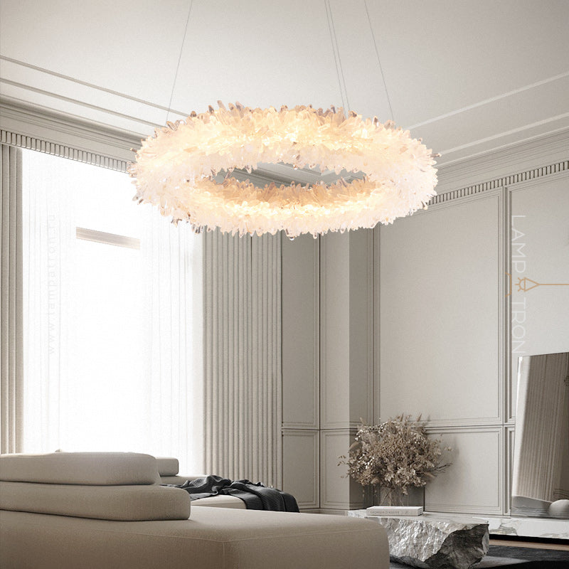 ROSLYN Ring Chandelier by Lampadom - detail view