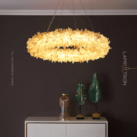 ROSLYN Ring Chandelier by Lampadom - scale reference