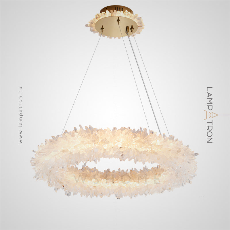 ROSLYN Ring Chandelier by Lampadom - ambient shot