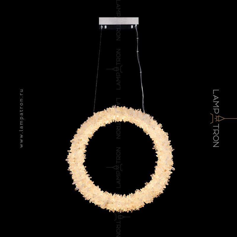 ROSLYN RING Pendant by Lampadom - scale reference