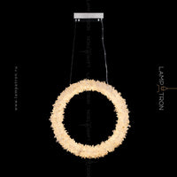 ROSLYN RING Pendant by Lampadom - scale reference