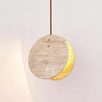 Travertine Solstice Pendant Light
