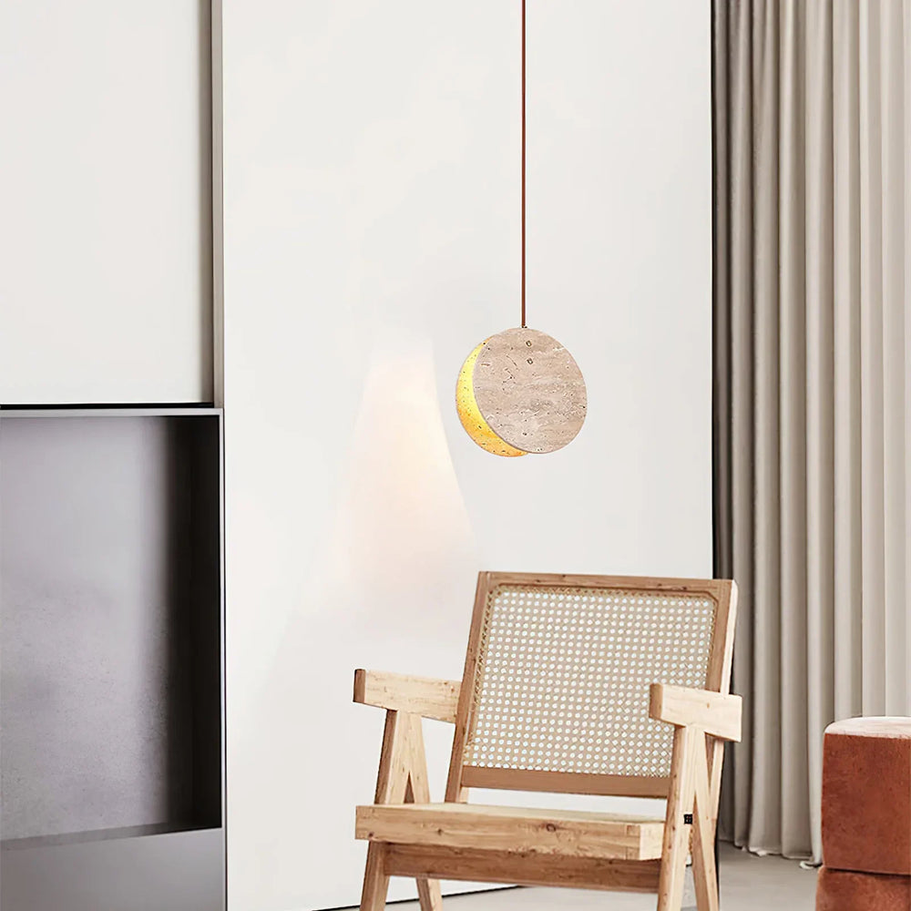 Travertine Solstice Pendant Light
