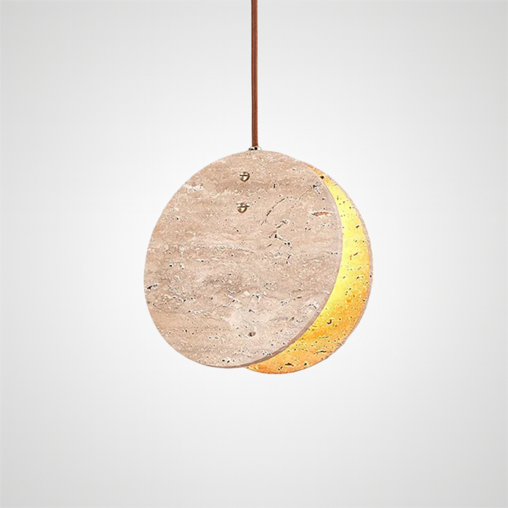 Travertine Solstice Pendant Light