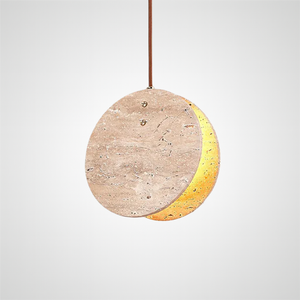 Travertine Solstice Pendant Light by Lampadom