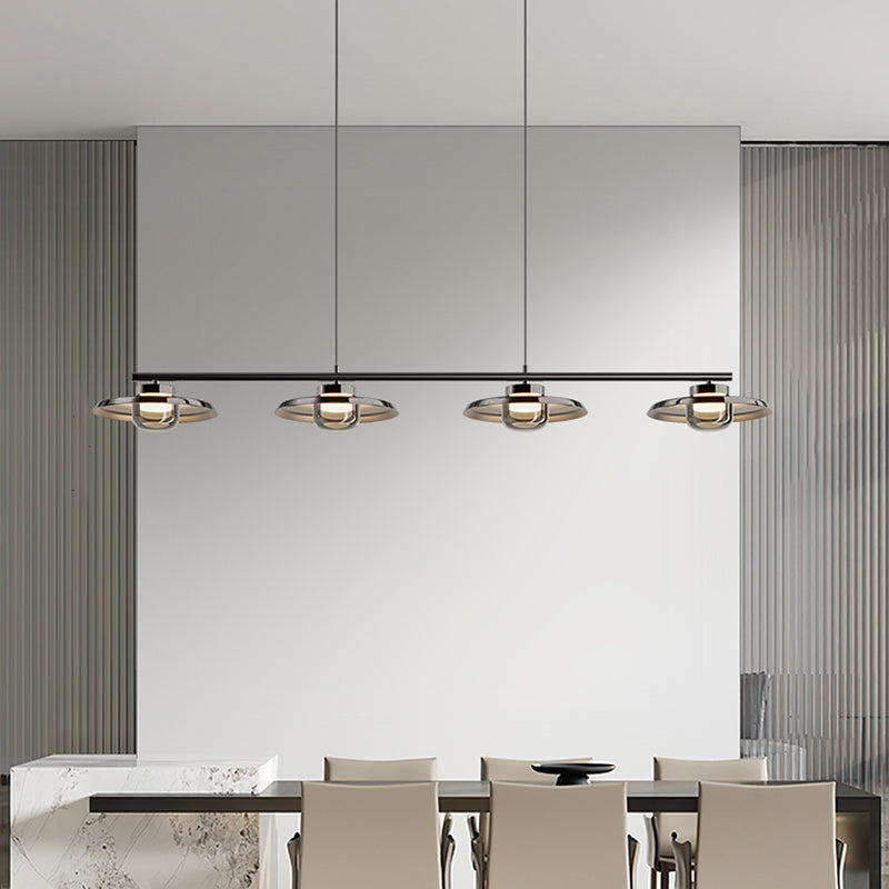 RUBEN Linear Chandelier by Lampadom - scale reference