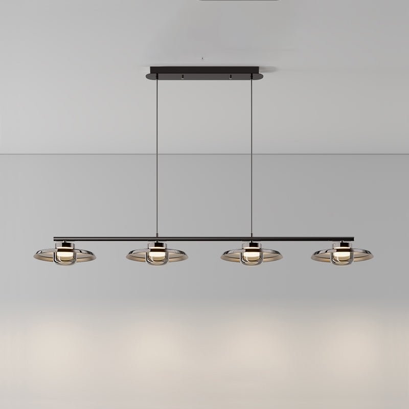RUBEN Linear Chandelier by Lampadom - top view