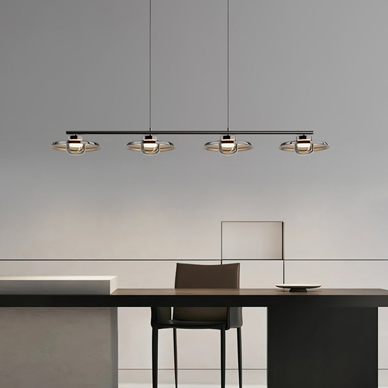 RUBEN Linear Chandelier by Lampadom - ambient shot