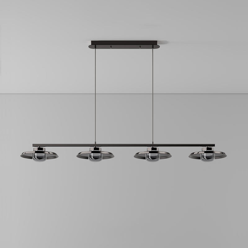 RUBEN Linear Chandelier by Lampadom - angle view