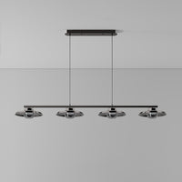 RUBEN Linear Chandelier by Lampadom - angle view