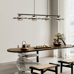 RUBEN Linear Chandelier by Lampadom