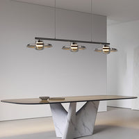 RUBEN Linear Chandelier by Lampadom - close-up