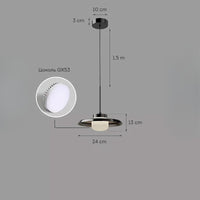 RUBEN Pendant by Lampadom - scale reference