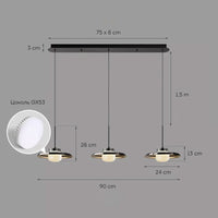 RUBEN Pendant by Lampadom - side view