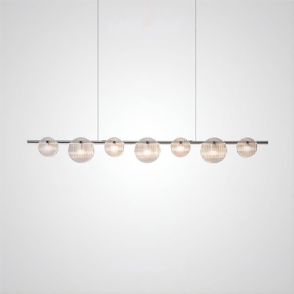 RUTGER Linear Chandelier by Lampadom - angle view