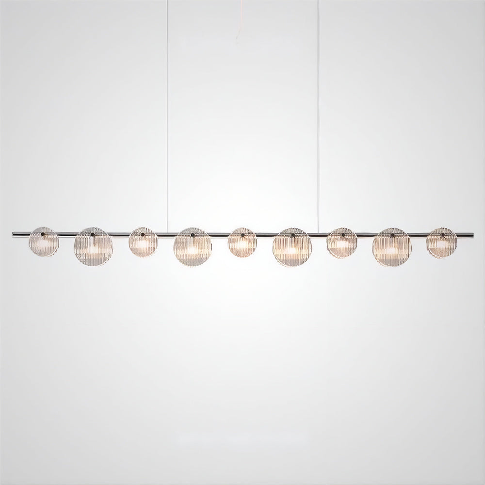 RUTGER Linear Chandelier by Lampadom - close-up