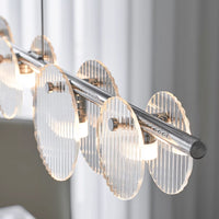 RUTGER Linear Chandelier by Lampadom - angle view