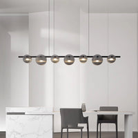 RUTGER Linear Chandelier by Lampadom - side view