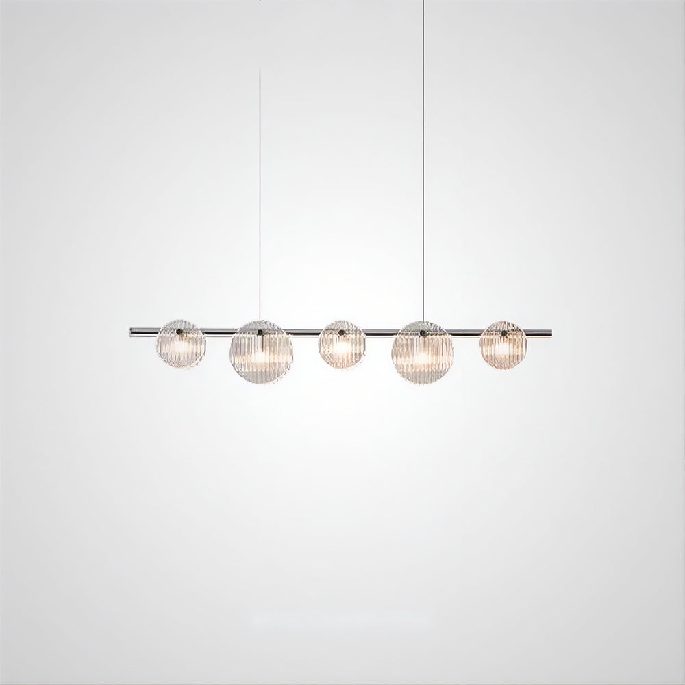 RUTGER Linear Chandelier by Lampadom - close-up