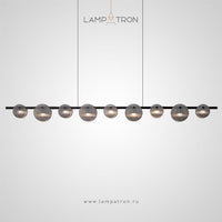 RUTGER Linear Chandelier by Lampadom - top view