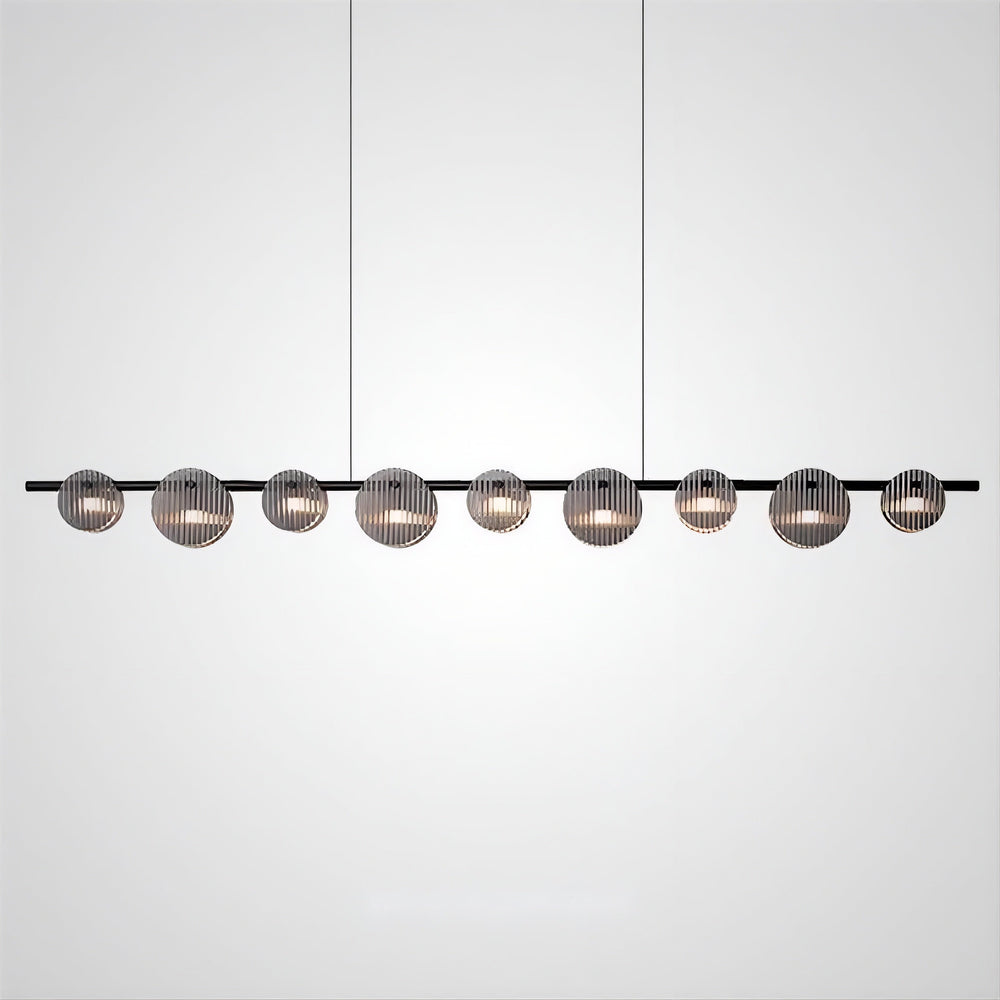 RUTGER Linear Chandelier by Lampadom - scale reference