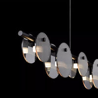 RUTGER Linear Chandelier by Lampadom - close-up