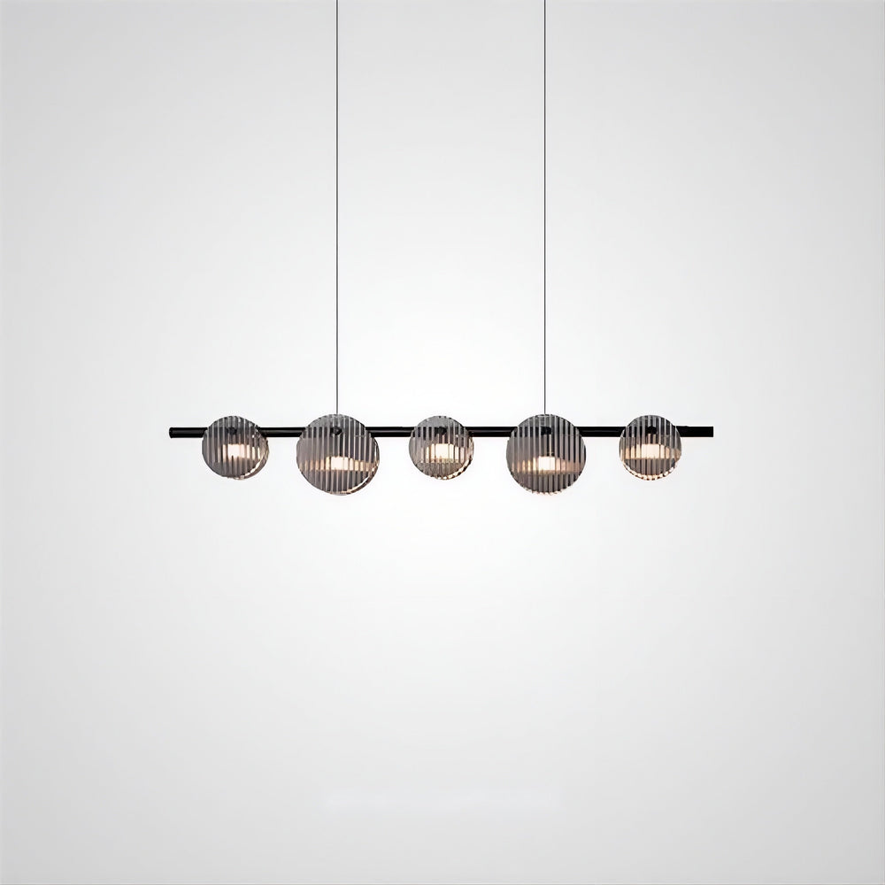 RUTGER Linear Chandelier by Lampadom - side view