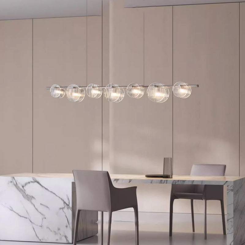 RUTGER Linear Chandelier by Lampadom - top view
