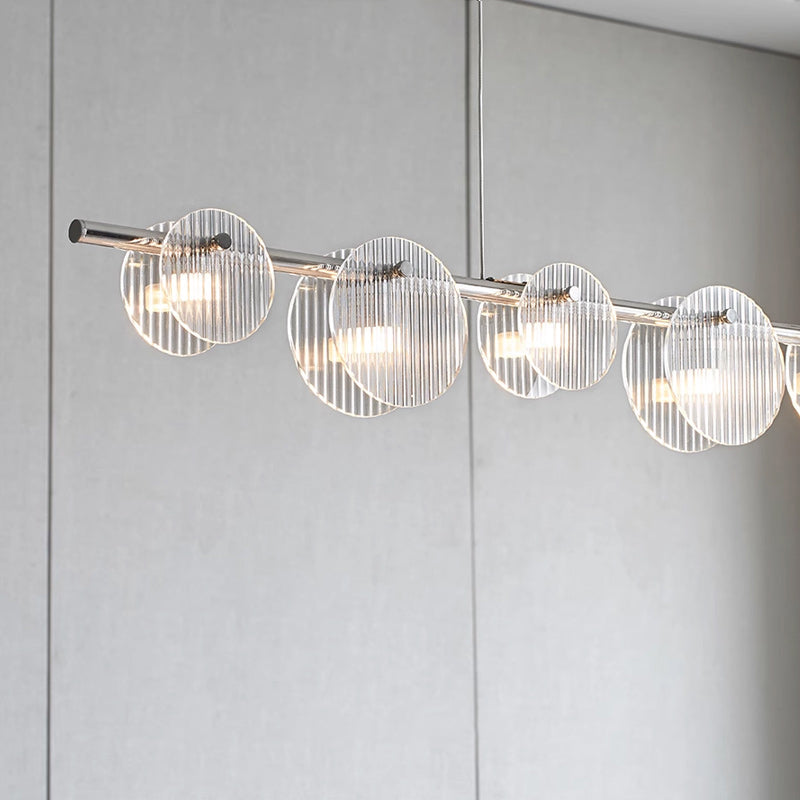 RUTGER Linear Chandelier by Lampadom - top view