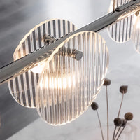 RUTGER Linear Chandelier by Lampadom - side view