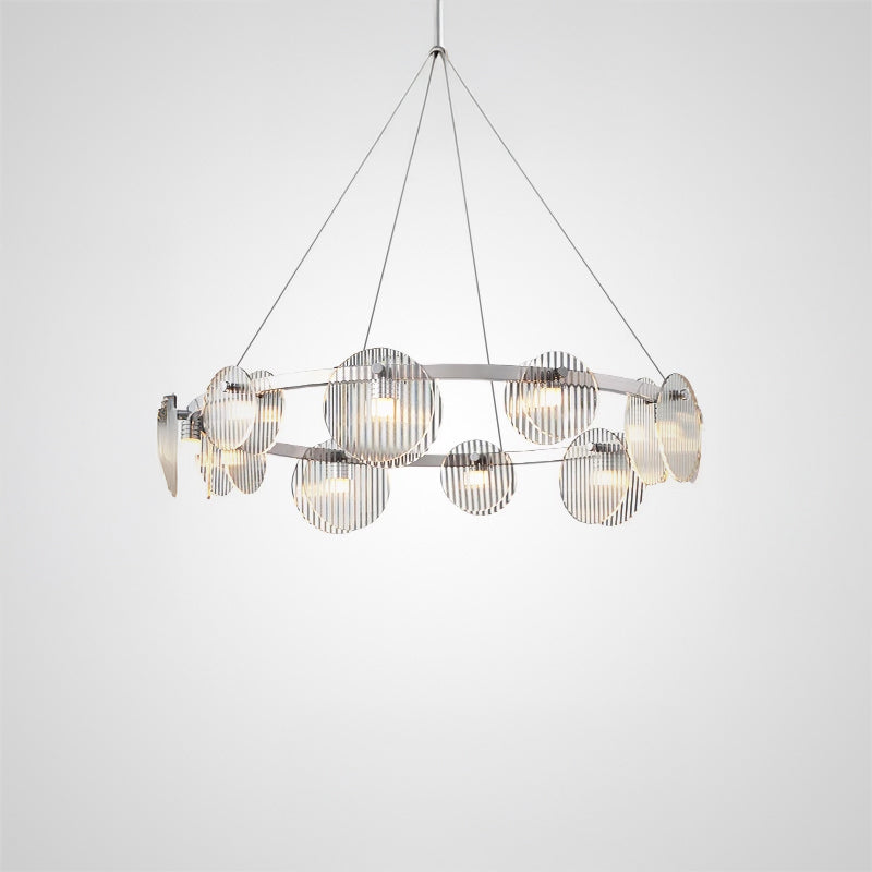 RUTGER R Ring Chandelier by Lampadom - side view