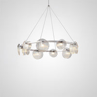 RUTGER R Ring Chandelier by Lampadom - side view