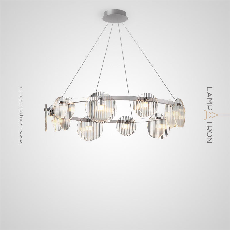 RUTGER R Ring Chandelier by Lampadom - angle view