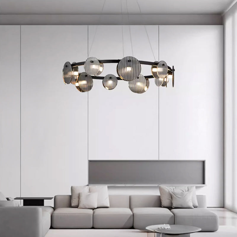 RUTGER R Ring Chandelier by Lampadom - top view